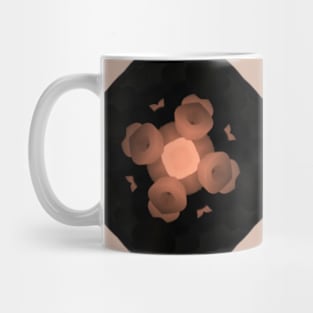 Black Octagons pattern designs Mug